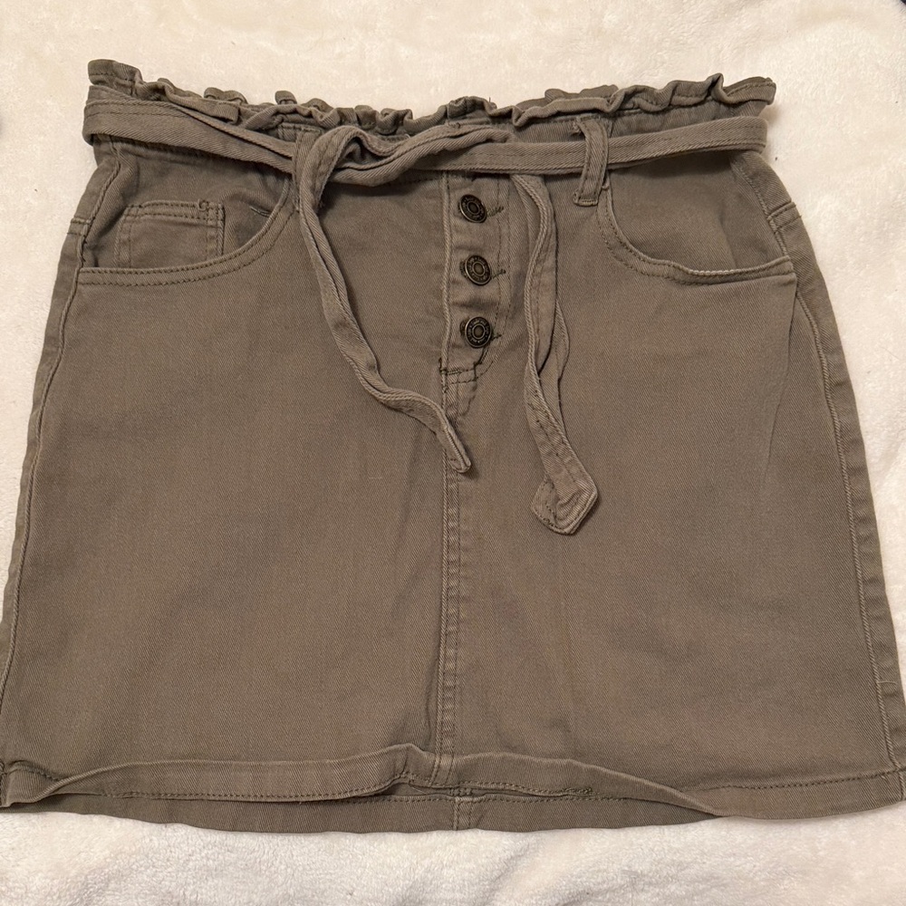 Sadie & Sage Button-Up Skirt